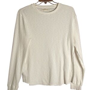 Lucky Brand Men’s Waffle Knit Tee Long Sleeve, Size Large